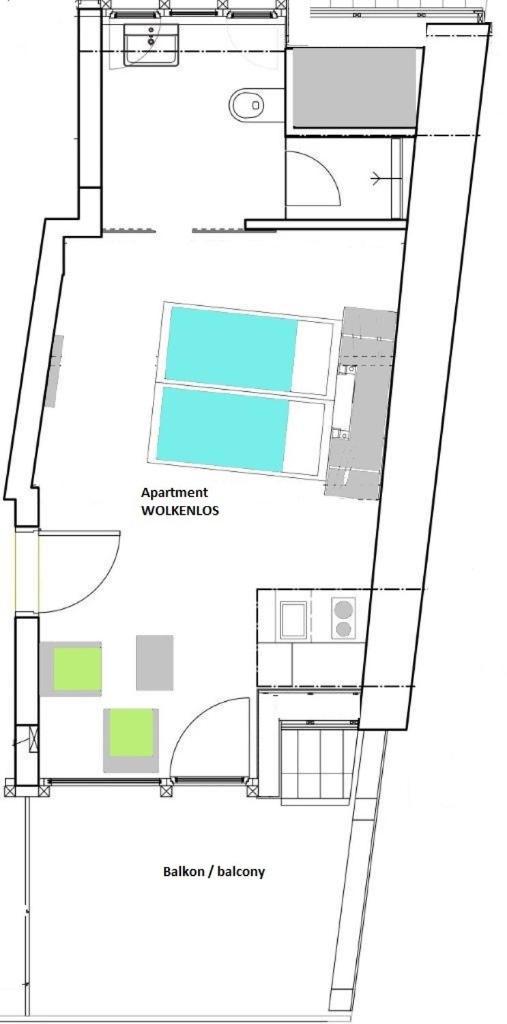 1463 Apartmenthaus カールスルーエ エクステリア 写真